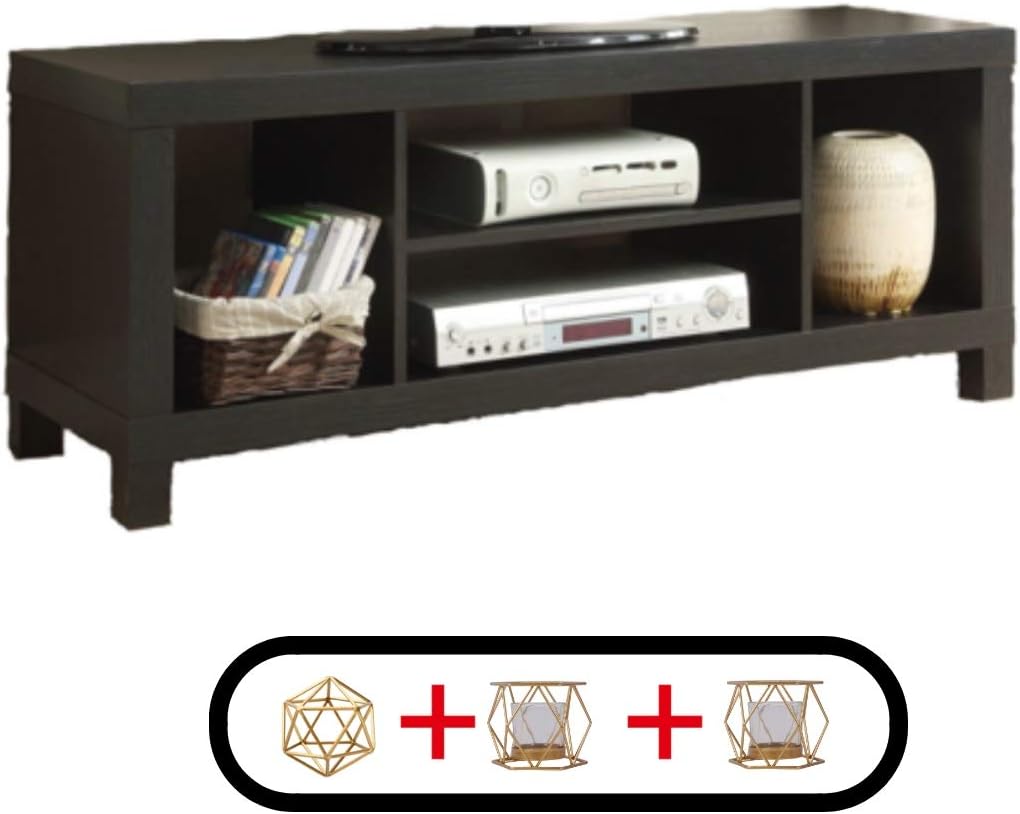 Best 58′ Wood Tv Media Stand Storage Console