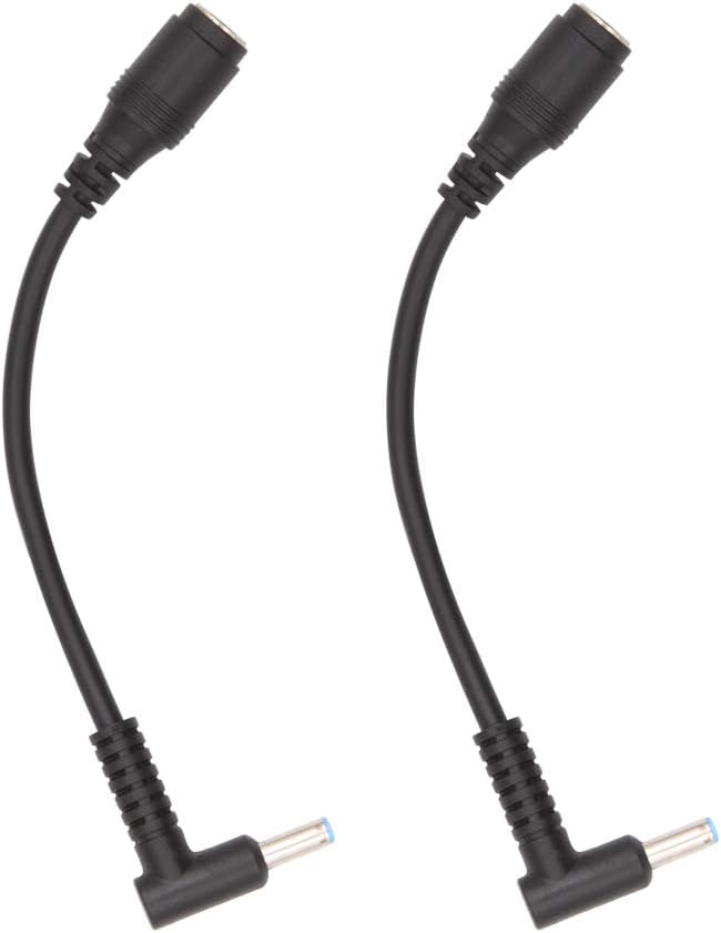 2PCS 7.4x5.0mm to 4.5x3.0mm Replacement Laptop Charger HP Power Cord HP Connector Converter for HP Pavilion, HP Envy, HP Elitebook, HP Probook, HP Stream, etc.