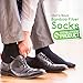 GenMax Men’s & Women's Black Bamboo Fiber  Socks - 6-10 Size - Black, (Pack of 6)