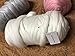 HomeModa Studio Non-Mulesed Chunky Wool Yarn Big Chunky Yarn Massive Yarn Extreme Arm Knitting Giant Chunky Knit Blankets Throws Grey White (2kg/100M/4.4 lb, White)