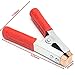 Insulated Alligator Clips Durable Heavy Duty Black & Red Boot Metal Spring Loaded Truck Car Battery Electric Test Clips Lead Probe Alligator Clamps (600A 2-PACK)