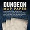 Dungeon Map Paper: 100 Textured Background Pages 1/4 inch Grid ; RPG ...