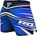 RDX MMA Stretch Shorts Clothing Training Cage Fighting Grappling Martial Arts Muay Thai Kickboxing Blue