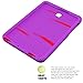 Galaxy Tab A 8.0 (2015) Case - Poetic TurtleSkin Series[Corner Protection][Tactile side Grip][Sound-Amplification][Bottom Air Vents] Protective Silicone Case for Samsung Galaxy Tab A 8.0 (2015) Purple