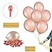 Rose Gold Party Decorations Kit, Girls Birthday Party Supplies with Happy Birthday Banners Rose Gold Balloons Heart and Star Foil Balloons and for Birthday Party