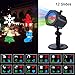 Icicle LED Lights Projector, Automatic Rotating RGB Waterproof Projection Lights, Fairy Landscape Spotlights with 12 Dynamic Slides for Garden, House, Party, Holiday, Villa, Lawn, Outdoor Decorations