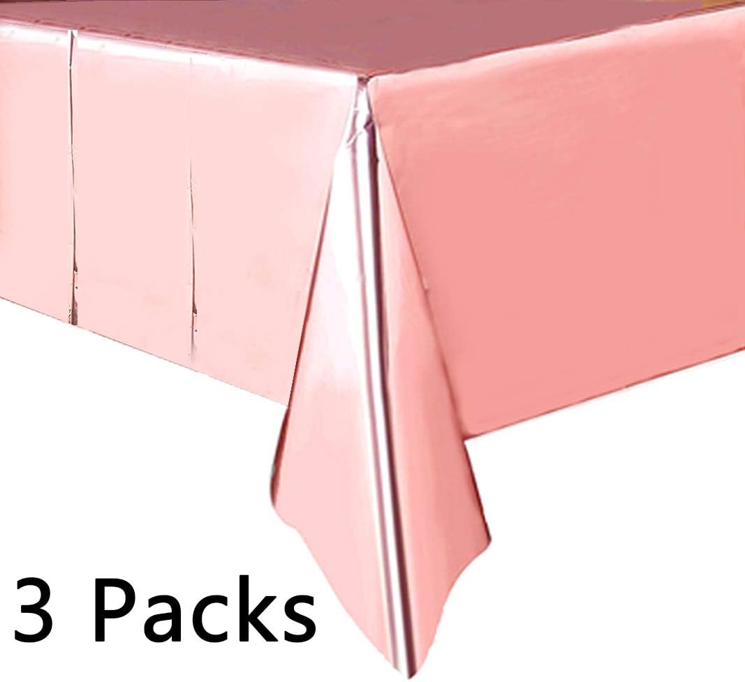 Best rose gold party table cloth