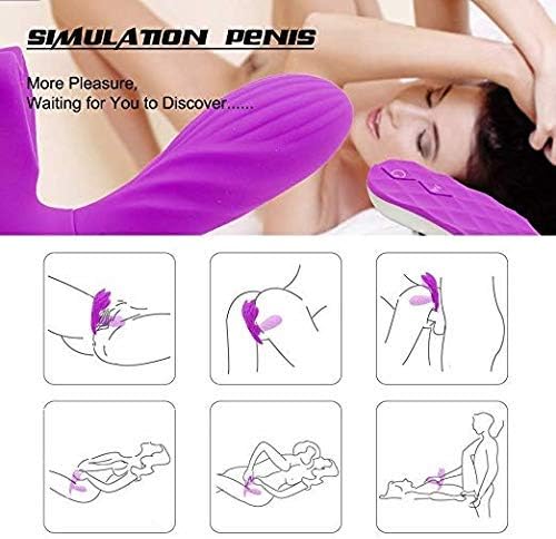 Perfect Size Noiseless and Wireless Women's Sucking Toys Oral Tongue Simulator, Waterproof 7-Frequency Multi Speed Vibration Female Licking Toys