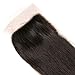 Ayniss Straight Hair Bundles with Closure 100% Brazilian Straight Virgin Hair 3 Bundles with Lace Closure Free Part Human Hair Extensions Natural Black Color (10 12 14+10)
