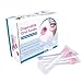 Rancoo Disposable Unflavored Oral Care Sponge Swabs, 50 Count (Pink)
