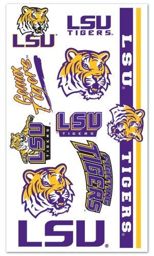 LSU Tigers NCAA Temporary Tattoos