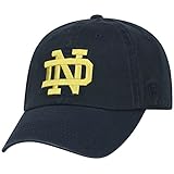 Elite Fan Shop Notre Dame Fighting Irish Hat Navy - Adjustable - Blue Navy