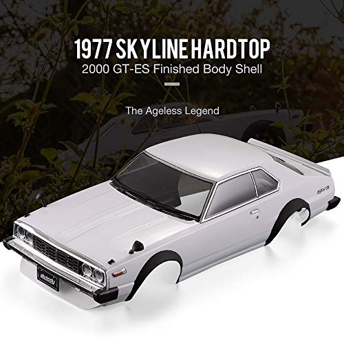 Goolsky Killerbody Car Shell 48700 1977 Skyline Hardtop 2000 GT-ES Finished Body Shell for 1/10 Electric Touring RC Racing Car DIY