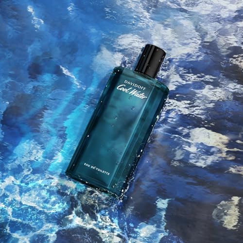 Cool Water Eau de Toilette para Hombre | Fragancia aromática masculina, fresca y con notas de cilantro, menta y lavanda | Intensidad media |125 ml