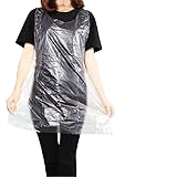 UniPleased Disposable Aprons (50 Count), Plastic