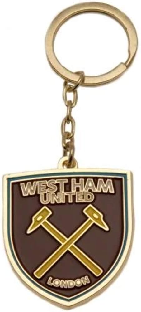West Ham United FC Keyring, Blue and White