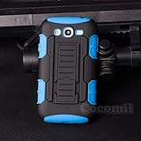 Galaxy Grand Duos / Lite / Neo Case, Cocomii Robot Armor NEW [Heavy Duty] Premium Belt Clip Holster Kickstand Shockproof Bumper [Military Defender] Full Body Dual Layer Rugged Cover Samsung (Blue)