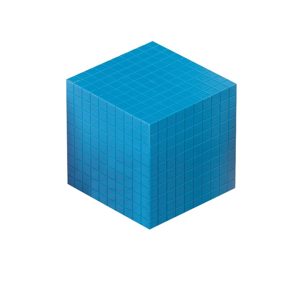 Mua hand2mind Blue Plastic Base Ten Blocks Cube, Place Value Blocks ...