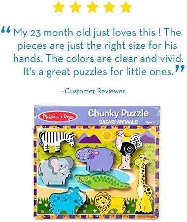 melissa and doug chunky safari puzzle