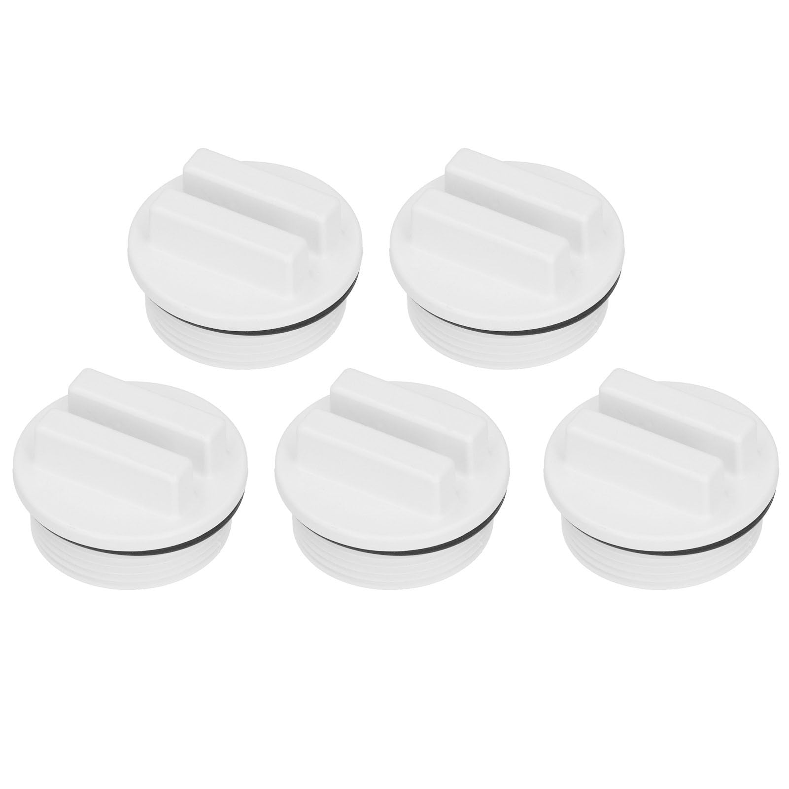 XIASABA 5Pcs Pool Winterizing Plug 1.5Inch Rubber Pool Plugs Pool SPA Return Line Winterizing Plug Filter Drain Plug with O Ring Threaded for Swimming Pool SPA Drain