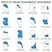 Delicol 6pcs Assorted Seamless Outdoor Sport Bandanna Headwrap Scarf Wrap(7 Color Choices) (Style 1)