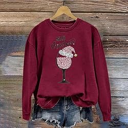 Plus Size Funny Christmas Shirts For Women Long