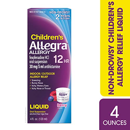 List of Top 10 Best non drowsy allergy medicine for kids in Detail