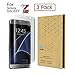 Samsung Galaxy S7 Edge Screen Protector Full Screen Coverage HD Ultra Clear Anti-Explosion Film (3 Pack)