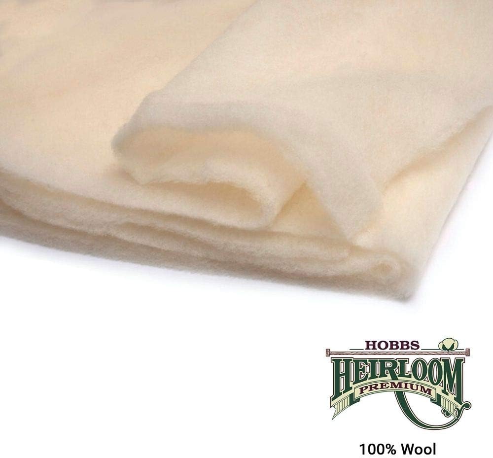 Hobbs Premium Washable Wool Wadding 108" Wide - 5 metre / 197 inch