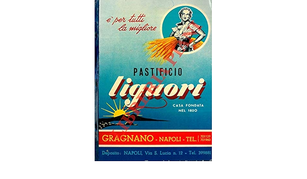 Catalogo Formati Pasta Pastificio Liguori Gragnano Amazon Com Books