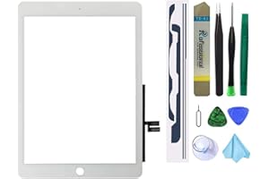 DEDIA White Screen Replacement Compatible for iPad 7 7th Gen 2019 / iPad 8 8th Gen 2020 10.2" (A2197 A2198 A2200 A2270 A2428 A2429 A2430) Without Home Button +Pre-Installed Adhesive +Professional Tool Kit