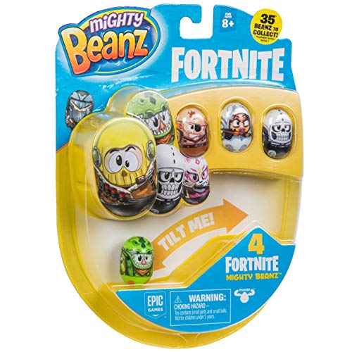 MIGHTY BEANZ, Fortnite 4 Pack (Styles May Vary) Toy, Multicolor, 1