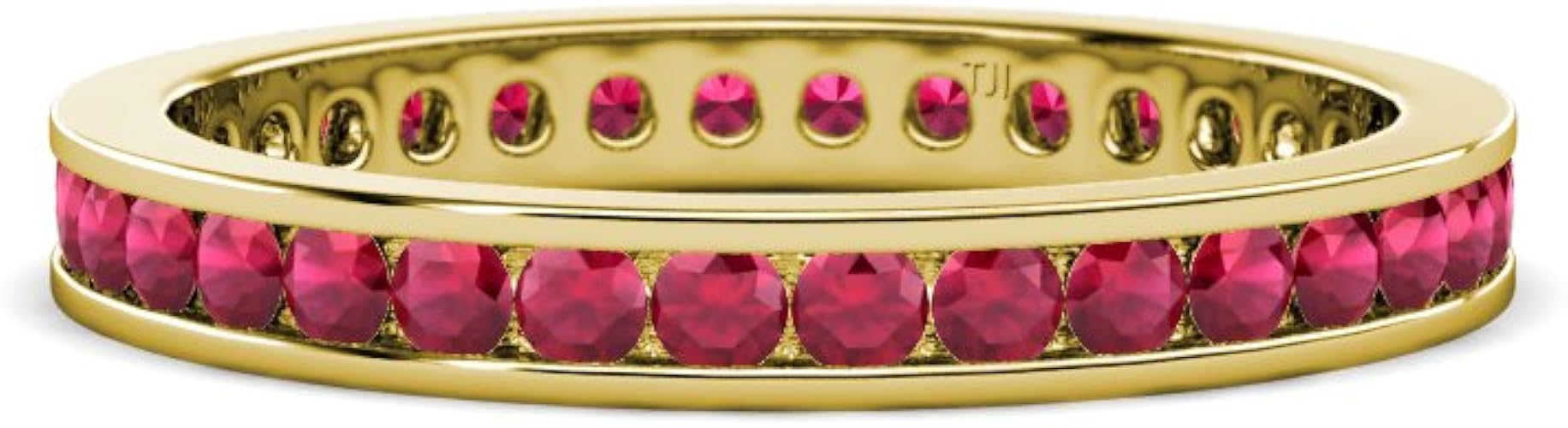 Amazon Rubyチャンネルセットエタニティリング0 85 Ct To 1 01 Ct Tw 14 Kイエローゴールド リング 通販 Amazon Rubyチャンネルセットエタニティリング0 85 Ct To 1 01 Ct Tw 14 Kイエローゴールド リング 通販
