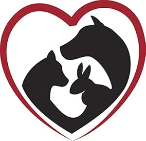 Amazon.com: Adorable Animal Lover Vet Symbol Cartoon Vinyl Decal