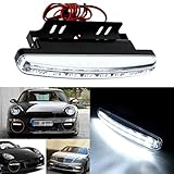 DZT1968 8LED Daytime Driving Running Light DRL Car