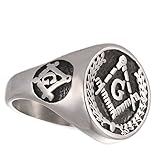 High Polished Freemasons Masonic Stainless Steel for Men Set (11)