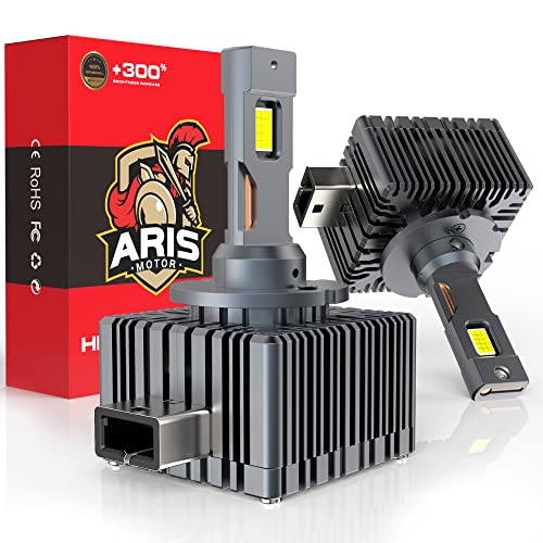 ARISMOTOR D1S D1R D1C LED Bulbs, 120W 20000LM High Power 6500K Extremely Bright, Fog Light