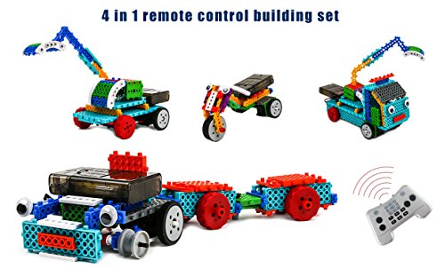 image for Toysery Remote Control Building Toys for Kids - RC Fun Robot Kit & Con