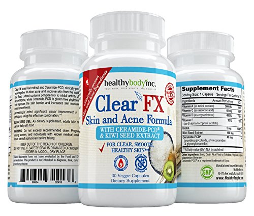 Acne Treatment Supplement Now with Biotin- ClearFX Clinically Proven Acne Pills Formula to Remove Pimples, Blotchiness, Blackheads and Zits in 4 Weeks Acne Treatment Supplement Now with Biotin- ClearFX Clinically Proven Acne Pills Formula to Remove Pimples, Blotchiness, Blackheads and Zits in 4 Weeks