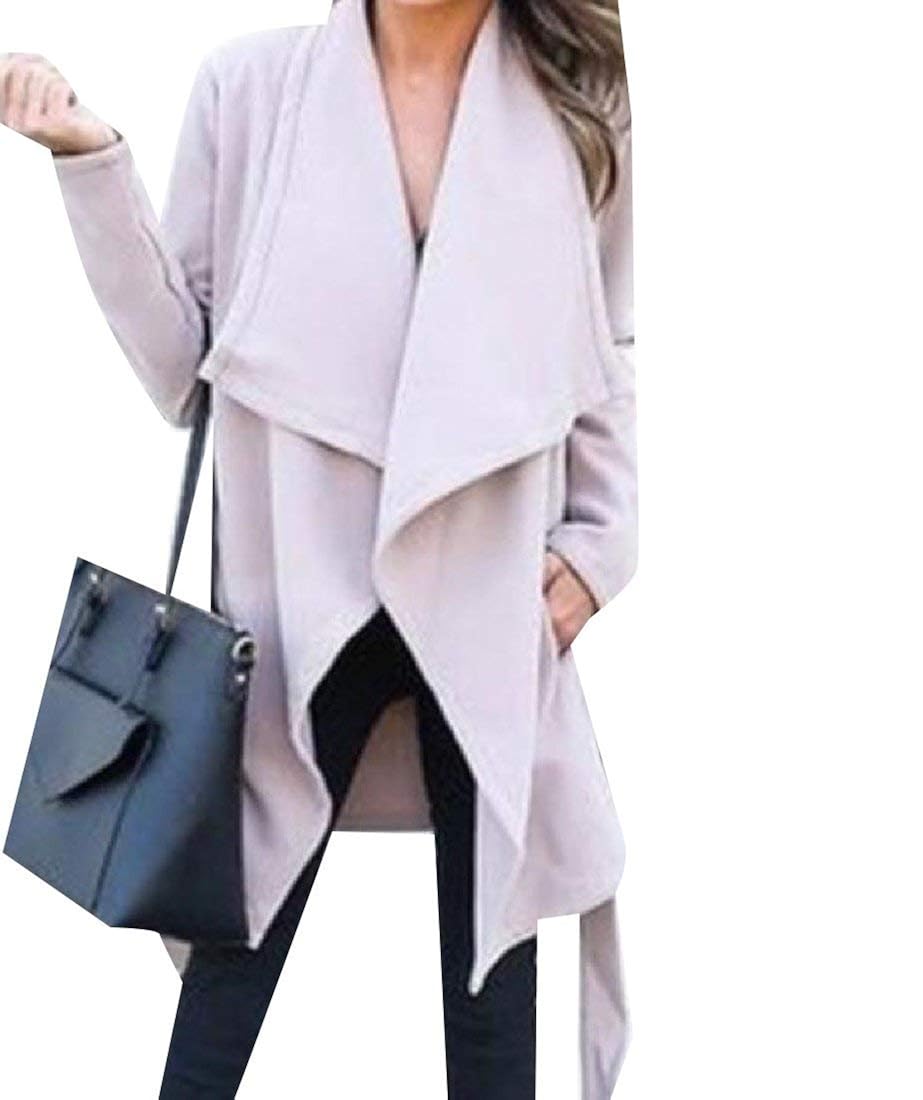 light grey wrap coat