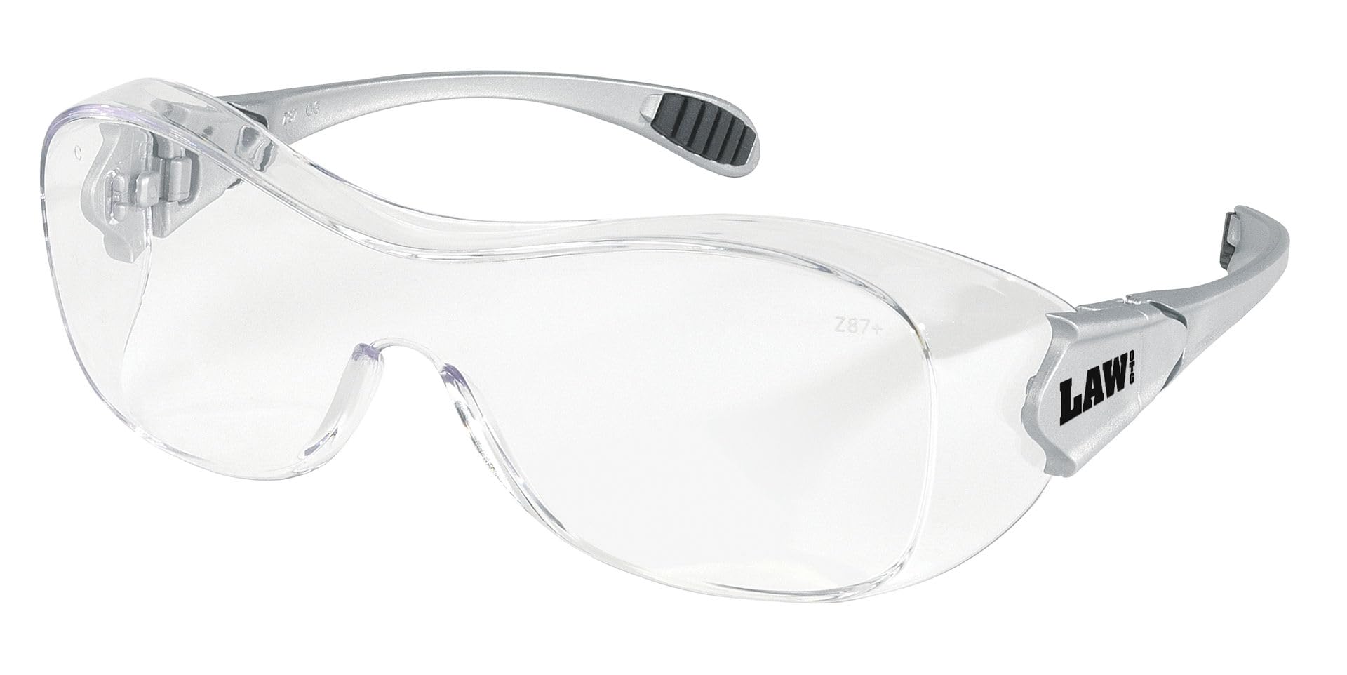Photo 1 of MCR Safety Glasses OG110AF Law Over The Glass Safety Dialectric Glasses, Polycarbonate Clear Lens with UV Protection, Scratch Resistant and Anti-Fog Coating , 1 Pair