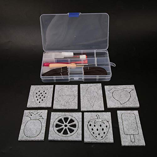 image for Pokerty Needle Felting, DIY Non-Woven Fabric Fruit Shape Needle Feltin