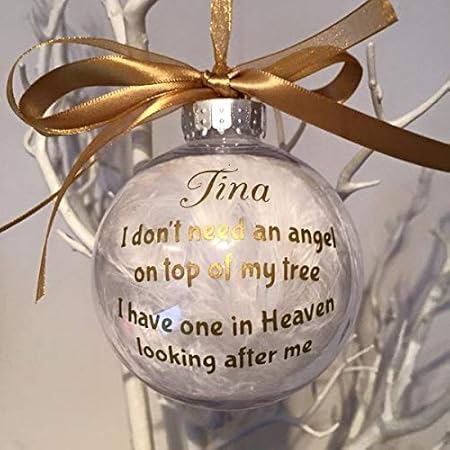 dad memorial christmas bauble