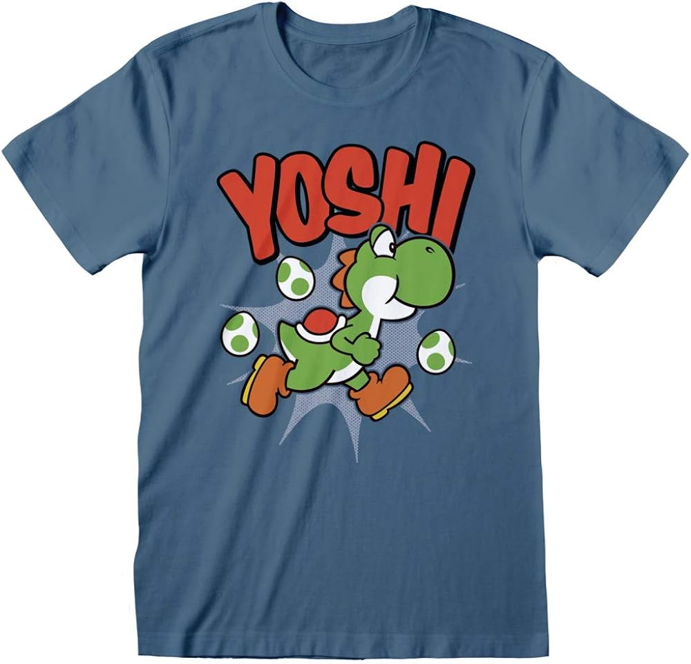 スーパーマリオ 35周年記念 Yoshi Tシャツ メンズ 公式 オフィシャル Tシャツ カットソー 通販 Amazon