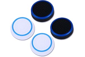 SUNMIKE PS Portal Thumb Grips Black, Full Protection Analog Stick Cover Silicone Joystick Caps Anti-Scratch & Anti-Slip Thumbstick Replacement Thumb Grips Caps PS Portal Accessories (4 Pcs) - Blue