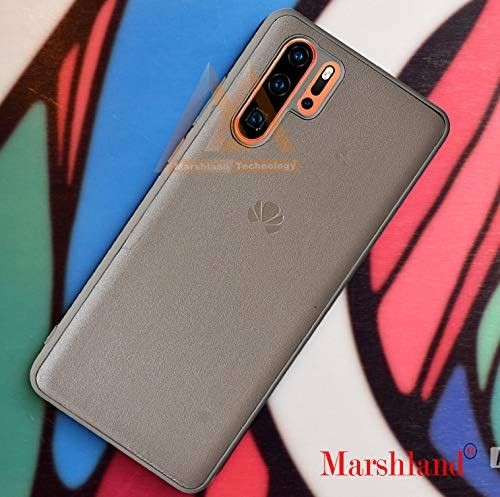 Marshland Back Cover Hard Silicon Case Rubber Grip Back Case Compatible with Huawei P30 Pro (Tortilla Brown Color)