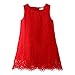LittleSpring Little Girls Sundress Sleeveless Summer Elegant Party Dress
