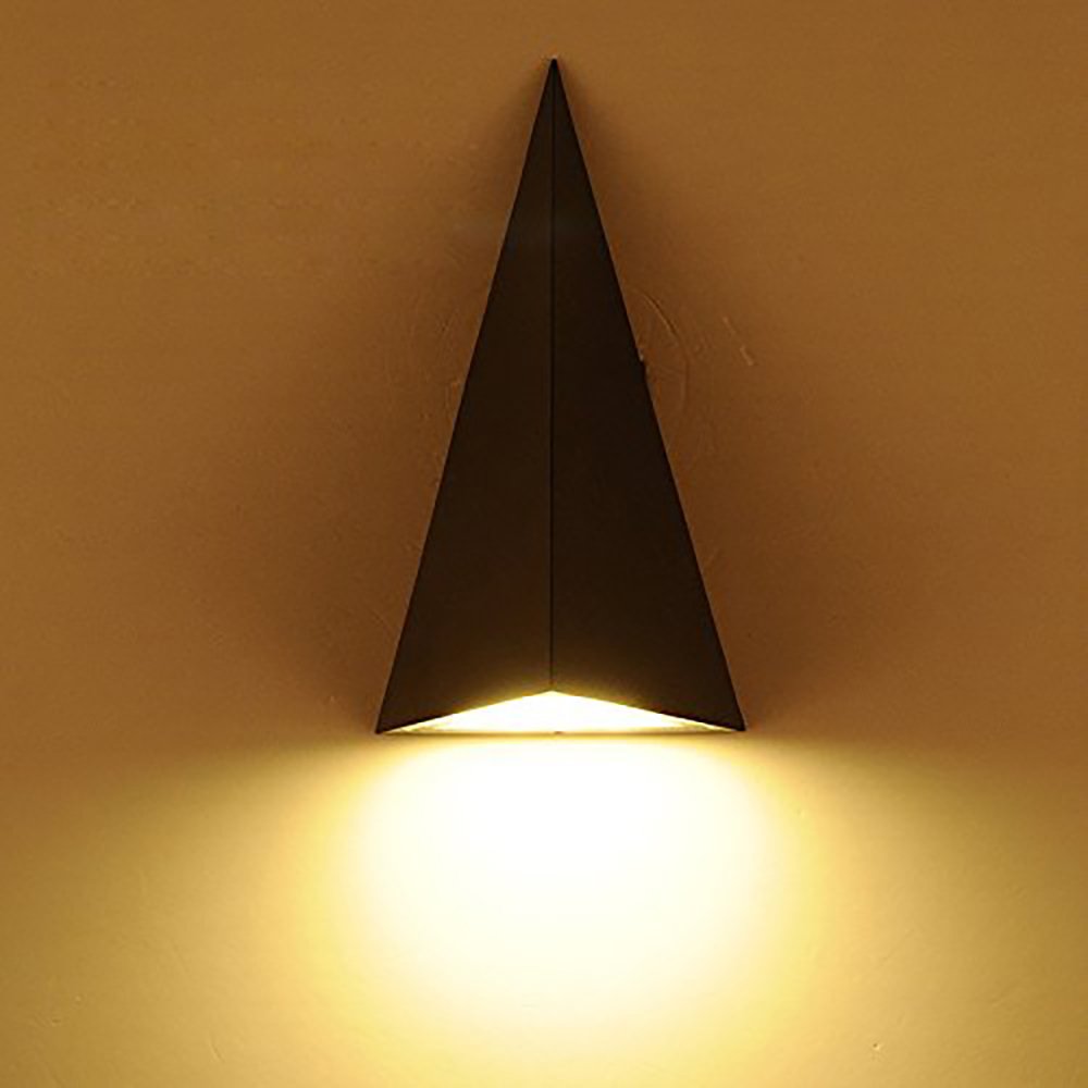 Blanco Frío Jardín Apliques de exterior Glighone Apliques