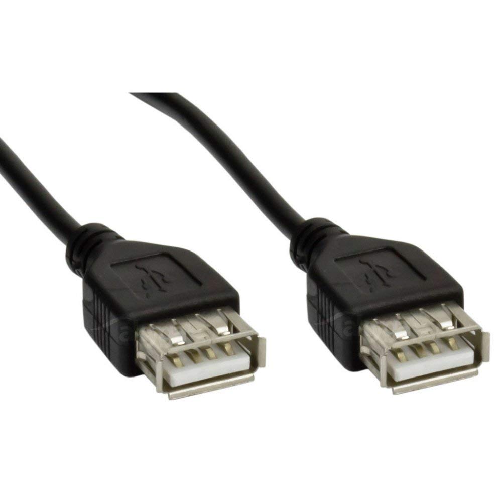 AKYGA AK-USB- 06 USB 2.0 Extension/Data Cable/A Type to A Type Socket 1.8 m Black