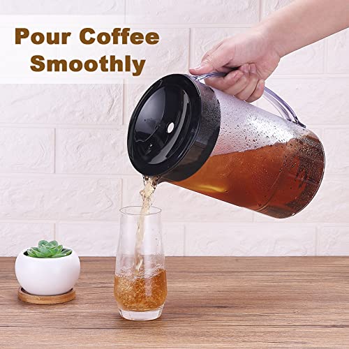 LITIFO Iced Tea Maker and Iced Coffee Maker Brewing System with 2quart